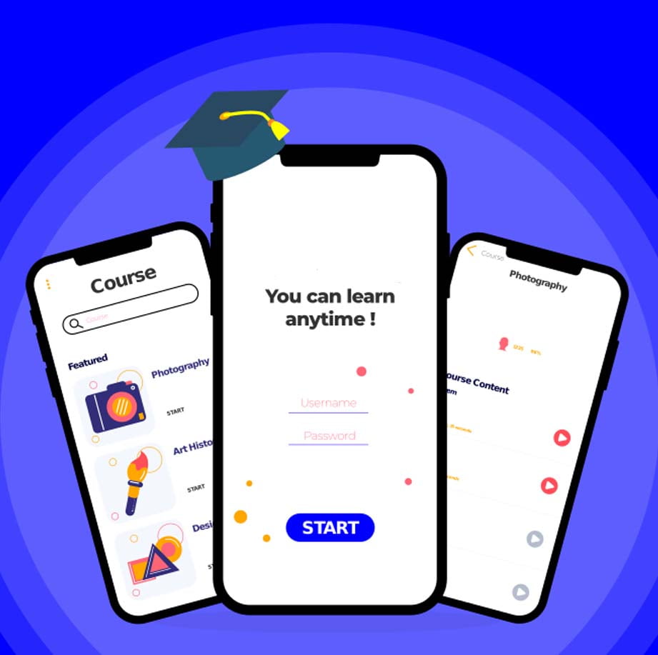 education app development برمجة تطبيقات المنصات التعليمية